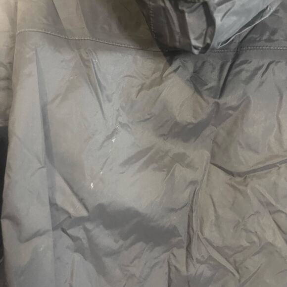 Columbia Mens hooded windbreaker Black SZ XL Mesh lined Drawcord w/pockets - Picture 4 of 6